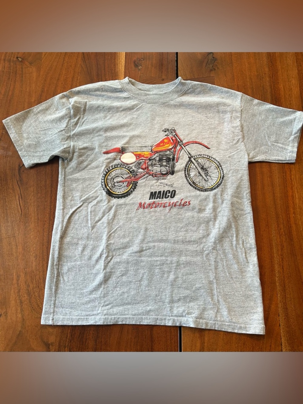 Maico Motorcycle youth large tshirt
